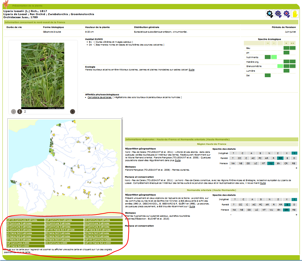 Plantes : 24 nouvelles cartes de répartition sur Digitale2