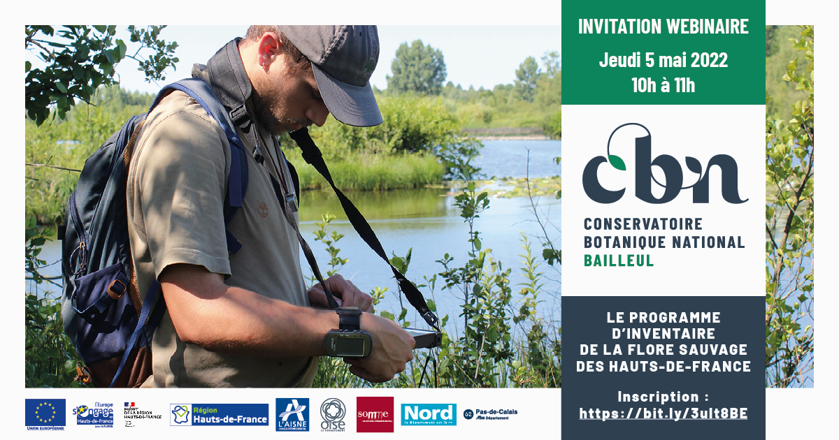 Webinaire de lancement de l'ouvrage "Programme d'inventaire de la flore sauvage des Hauts-de-France"