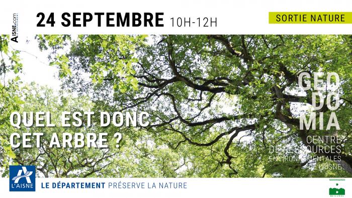 Quel est donc cet arbre ? Inventaire participatif à Géodomia (Aisne)