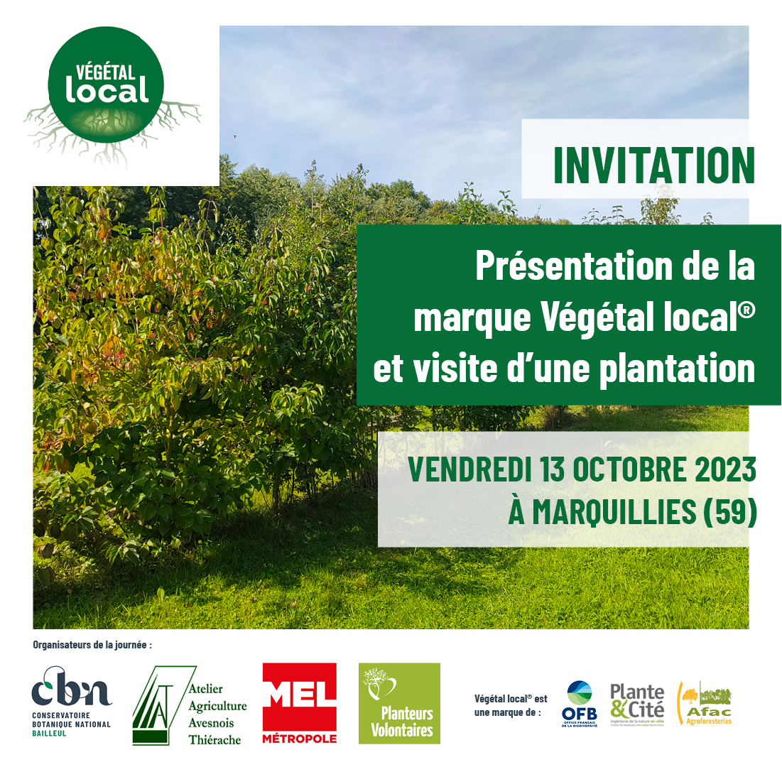 Journée de présentation de la marque Végétal local® à Marquillies (Nord)