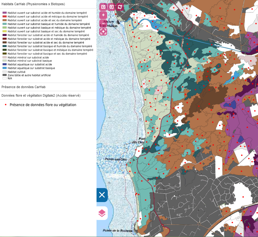 Les données CarHab sont disponibles sur Digitale2