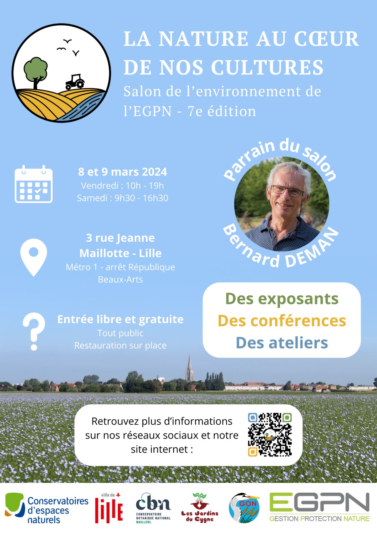 Le CBN de Bailleul participe au Salon de l'Environnement de l'EGPN (Lille, Nord)