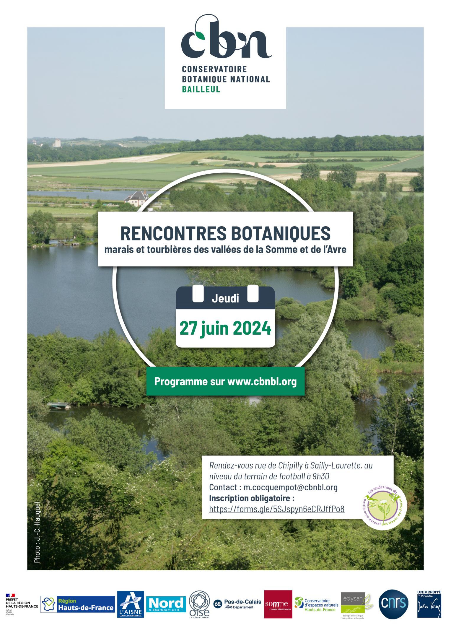 Rencontres botaniques 2024 en vallée de la Somme !