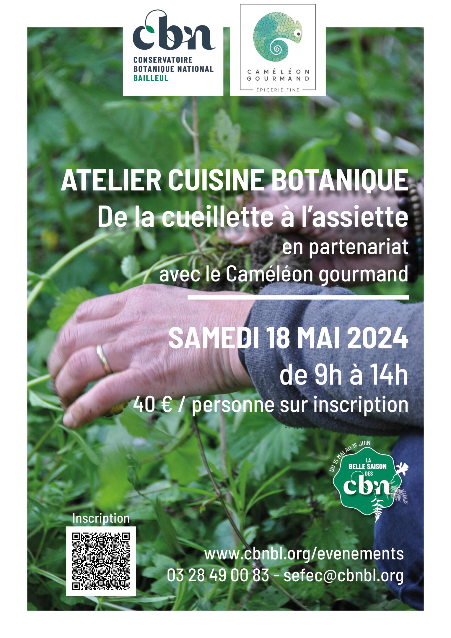 Atelier "cuisine botanique" au CBN de Bailleul 