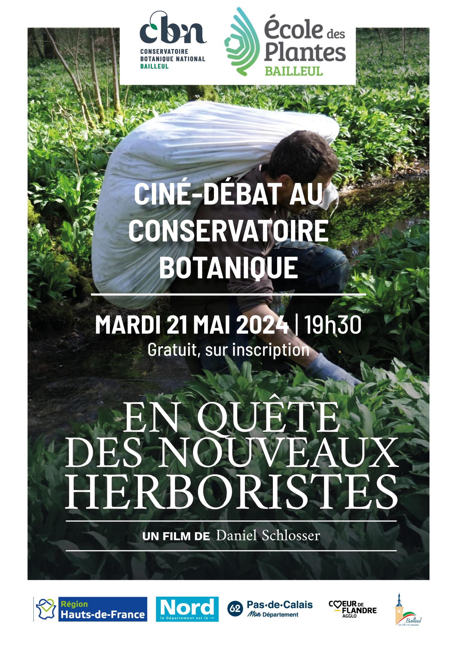 Ciné-débat "En quête des nouveaux herboristes" au CBN de Bailleul