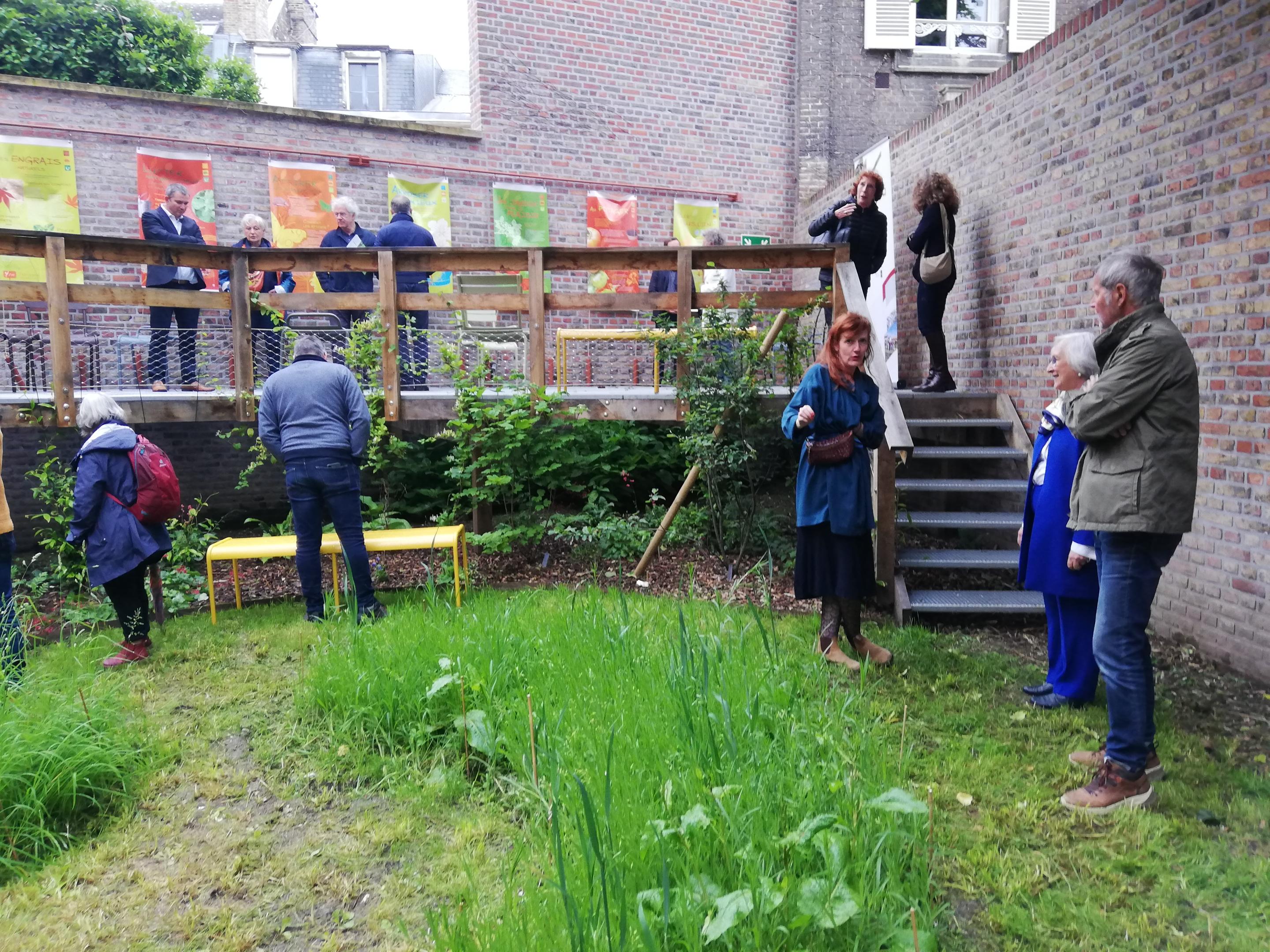 Inauguration du jardin du CAUE de la Somme