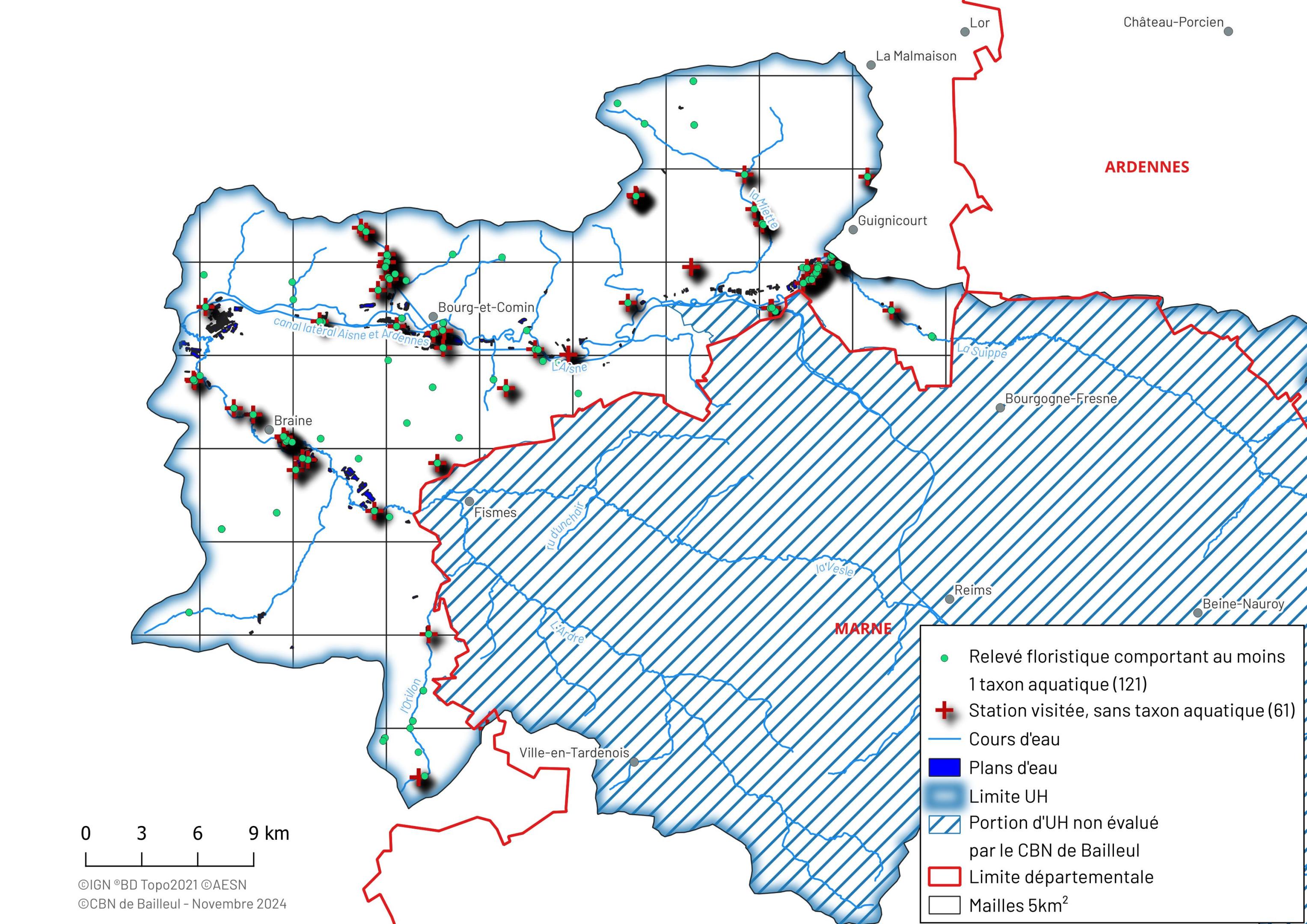 Déploiement dans les Hauts-de-France du programme d’inventaire des macrophytes et des végétations associées du bassin de la Seine
