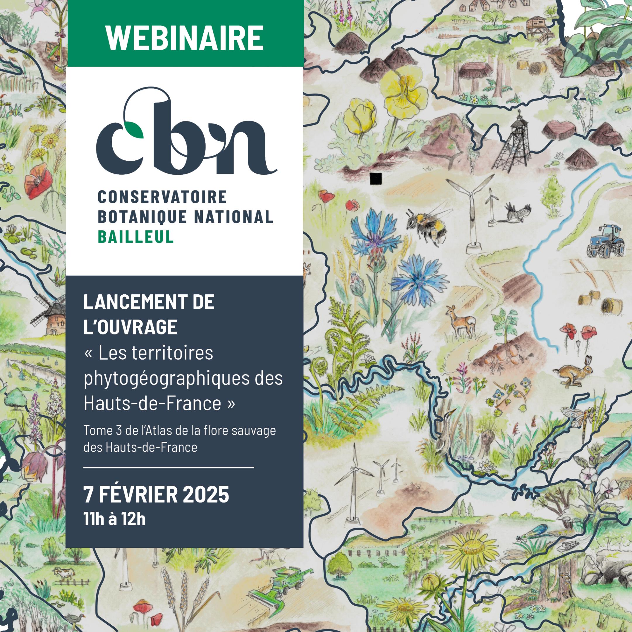 Webinaire de lancement "Territoires phytogéographiques des Hauts-de-France"