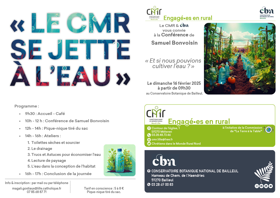 Une journée sur l'eau avec le CMR et le CBN de Bailleul