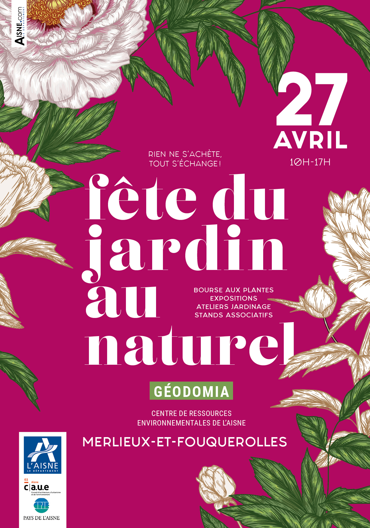 Fête du jardin au naturel à Merlieux-et-Fouquerolles (Aisne)