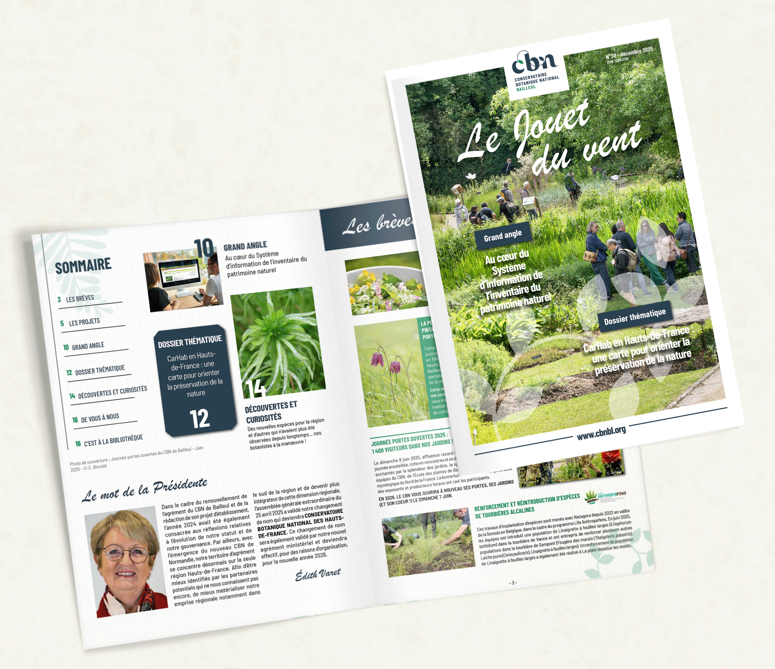 La revue annuelle du Conservatoire botanique national de Bailleul est en ligne !