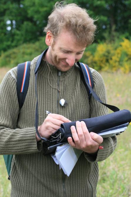 Botaniste au travail