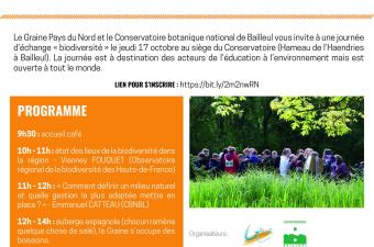 Journée échange biodiv