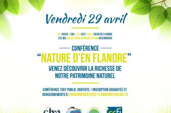 Conférence "Nature d'en Flandre" à Hazebrouck (Nord)