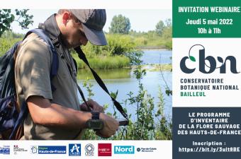 Webinaire de lancement de l'ouvrage "Programme d'inventaire de la flore sauvage des Hauts-de-France"