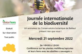 Journée internationale de la biodiversité à la médiathèque de Courrières (62)