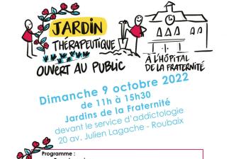 Visite guidée des Jardins de la Fraternité de Roubaix (Nord)