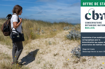 Offre de stage 2023 : "Exploitation d’une modélisation cartographique pour la hiérarchisation des enjeux de préservation des habitats naturels"