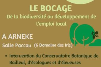 "Le bocage : de la biodiversité au développement de l'emploi local" à Arneke (Nord)