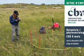Offre d'emploi : "Botaniste / phytosociologue" au siège à Bailleul en CDD