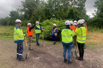 Les espèces exotiques envahissantes n’ont plus de secrets pour les agents d’EDF du nord de la France !
