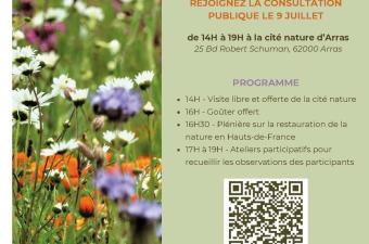 Consultation publique - La nature près de chez vous | Arras (Pas-de-Calais)