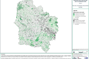 Carte de l’état de connaissance des habitats naturels des Hauts-de-France