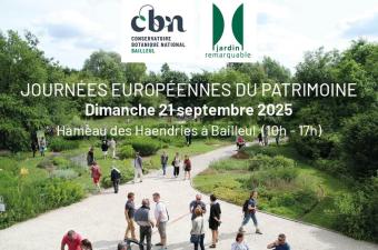 Journées du patrimoine 2025 : les jardins et la bibliothèque du CBN de Bailleul