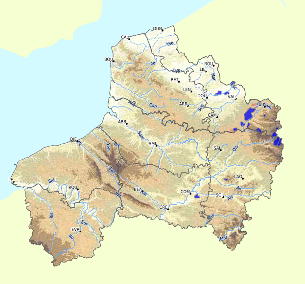 Carte de répartition du Sileno dioicae - Myosotidetum sylvaticae sur Digitale2
